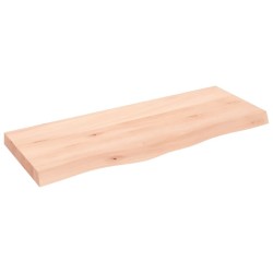 Dessus de table 100x40x(2-6) cm bois de chêne massif non traité 