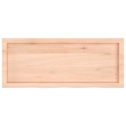Dessus de table 100x40x(2-6) cm bois de chêne massif non traité 