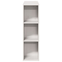 Tête de lit avec rangement blanc 90 cm bois massif de pin 