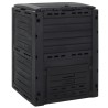 Composteur de jardin Noir 280 L Polypropylène 