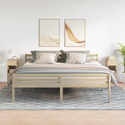 Tables de chevet 2 pcs avec tiroir chêne sonoma 25x31x66 cm 