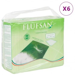 Flufsan Serviettes de lit d'incontinence 90 pcs 60x90 cm 