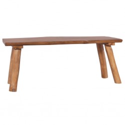 Banc de jardin 120 cm Bois de teck solide 