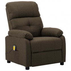 Fauteuil de massage Marron Tissu 