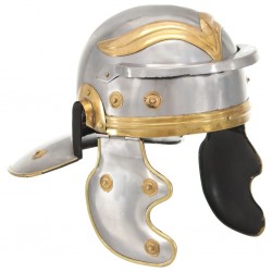 Casque de soldat romain antique pour GN Argenté Acier 