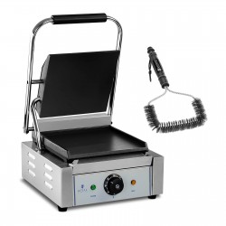 Kit machine à panini et brosse de nettoyage - 1 800 W - Lisse 