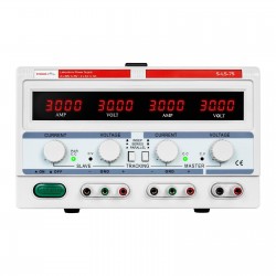 Alimentation de laboratoire - 2 x 0-30 V/ 0-3 A CC - 1 x 5 V / 3 A - 180 W 