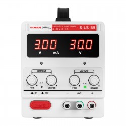 Alimentation de laboratoire - 0-30 V - 0-3 A CC - 90 W 