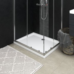 vidaXL Receveur de douche rectangulaire ABS 80x100 cm 