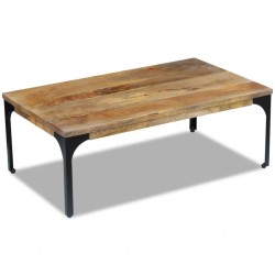 Table basse Bois de manguier 100 x 60 x 35 cm 