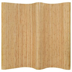 Cloison de séparation Bambou 250 x 165 cm Naturel 