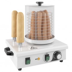 Appareil à hot-dog avec 2 tiges Acier inoxydable 500 W 