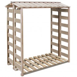 Abri de stockage à bois de chauffage 150x90x176 cm Pin imprégné 